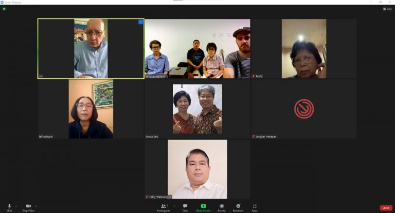 Berbagi tentang Yesus melalui Internet: Rapat Koordinator Zoom